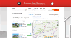 Desktop Screenshot of lancasteropenhouses.com